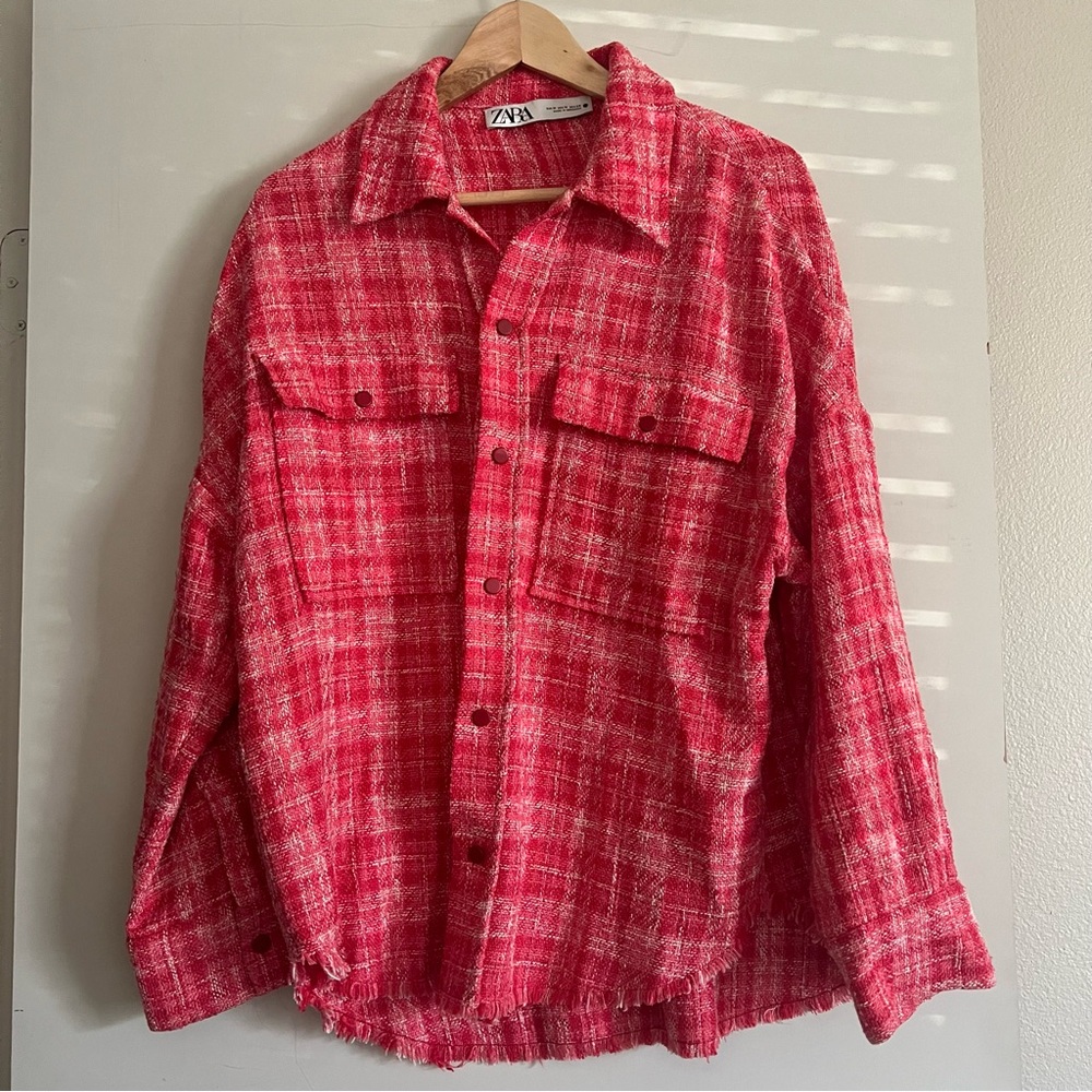 Zara Tweed Shacket size M